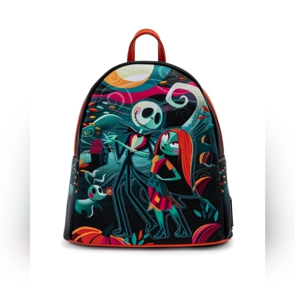 Loungefly Handbags - Loungefly Nightmare Before Christmas Simply meant to be mini backpack Jack Sally